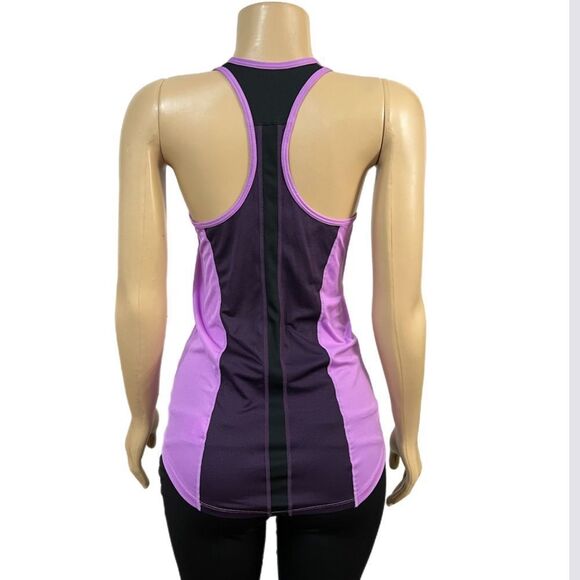 Nike Dri-fit Women’s Mesh Racerback thank top purple Small NWOT - Picture 2 of 3